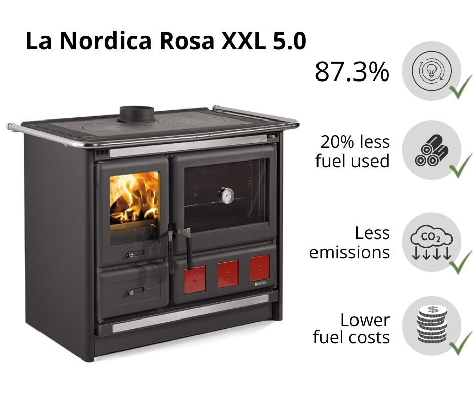 Italian wood cooker stove